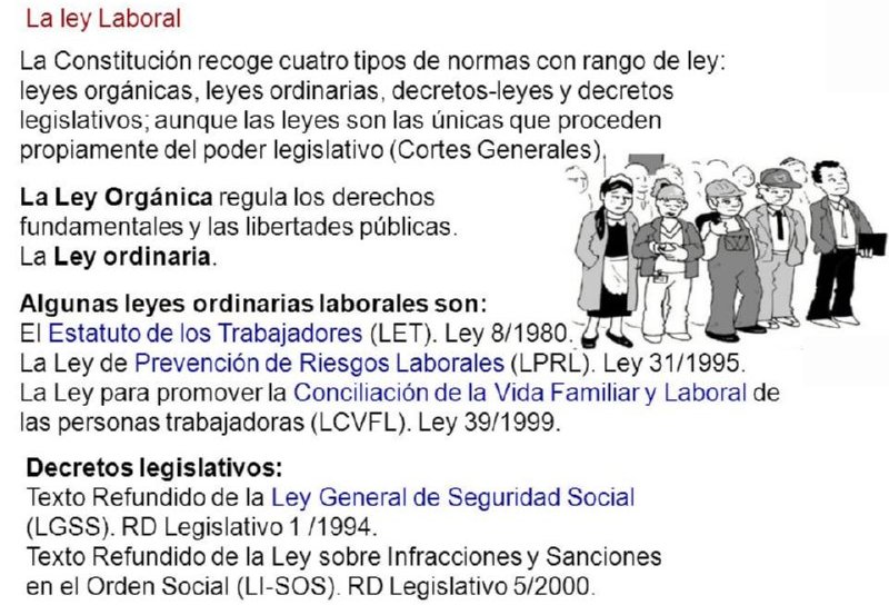 10 Leyes Laborales 183 Formacion Y Orientacion Laboral Gambaran